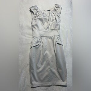 Stunning designer silk grey Eley Kishimoto dress.